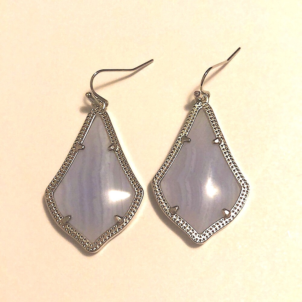 Kendra scott Alex Silver earrings